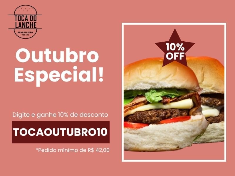 TOCAOUTUBRO10 (Cupom de Desconto)